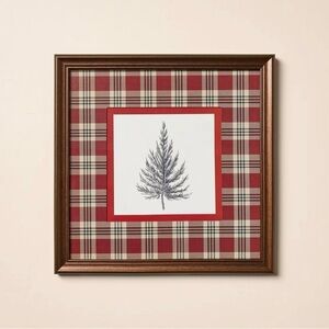 Vintage Plaid Matte Tree Framed Wall Art from Hearth & Hand™ with Magnolia.